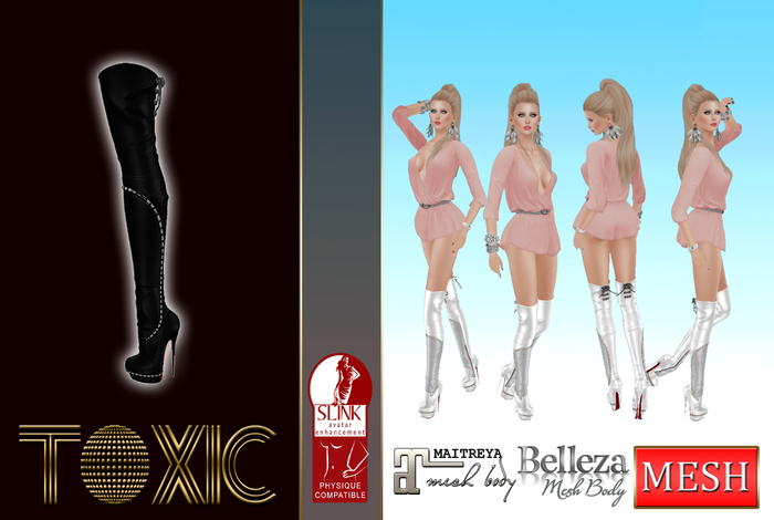 *TOXIC* Destiny BLACK (WEAR/ADD)