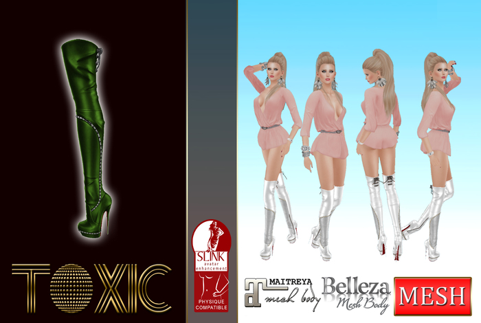 *TOXIC* Destiny LIME (WEAR/ADD)