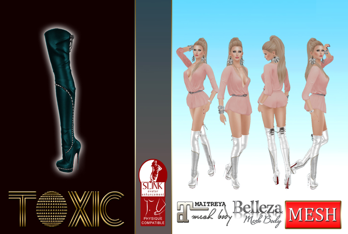 *TOXIC* Destiny TURQUOISE (WEAR/ADD)