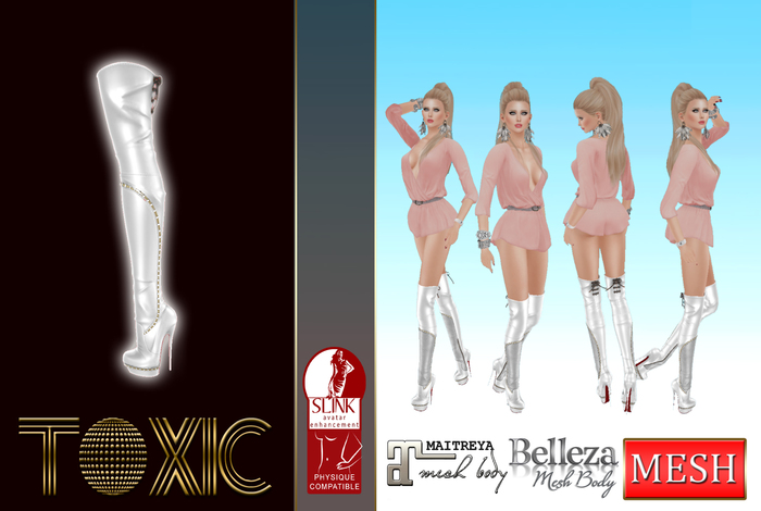 *TOXIC* Destiny WHITE (WEAR/ADD)