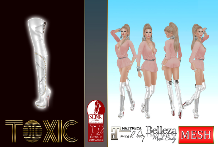 *TOXIC* Destiny WHITE STITCH (WEAR/ADD)