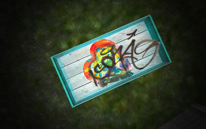 Graffiti Heart Dinner Table