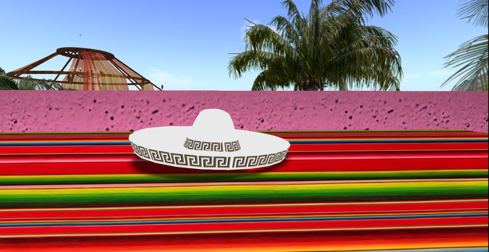 gorro mex 3 prims blanco