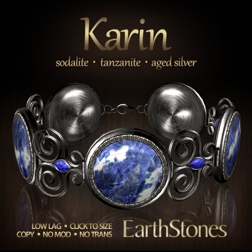 EarthStones Karin Bracelet - Sodalite