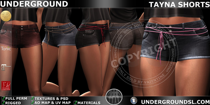 [UG MESH] TAYNA SHORTS MPD