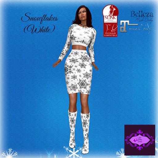 ~KCB~ Snowflakes - White
