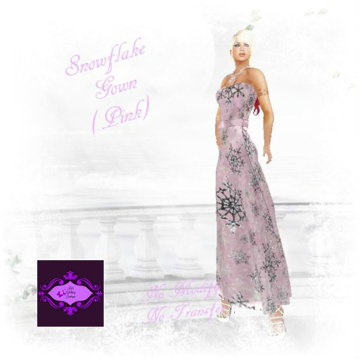Snowflake Gown - Pink