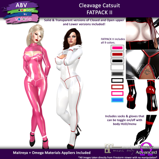 [ABV] Cleavage Catsuit - FATPACK II