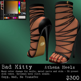 Bad Kitty Athena Heels Black (V)