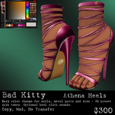 Bad Kitty Athena Heels Rose Pink (V)