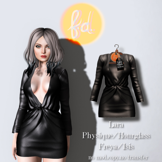 (fd) Open Party Dress - Black