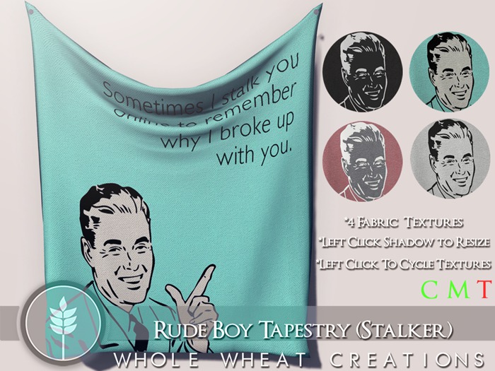 WHOLE.WHEAT - Rude Boy Tapestry (Stalker) BOX