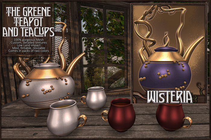 :[P]:- Greene Tea Set:// Wisteria