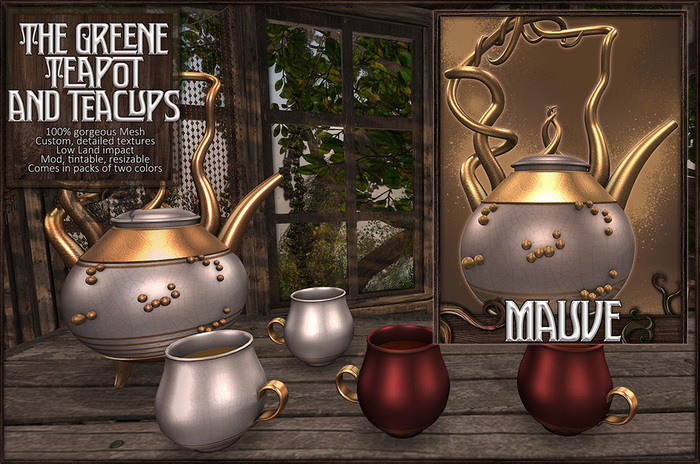 :[P]:- Greene Tea Set:// Mauve