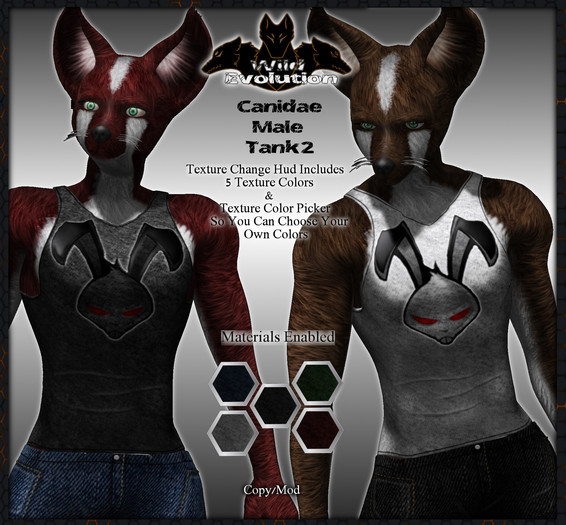 [Wild Evolution] - Canidae Male Tank Top 2