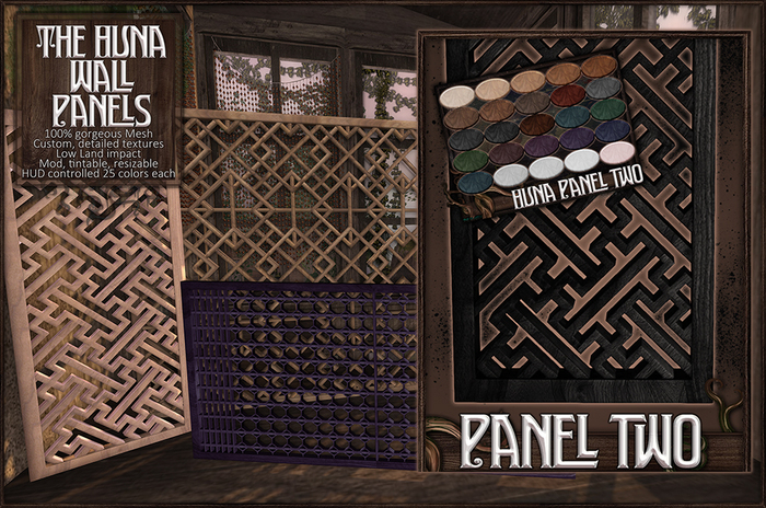 :[P]:- Huna Wall Panels:// Two