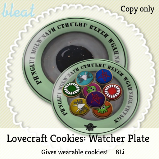 Bleat - Lovecraft Sugar Cookies - Watcher Plate