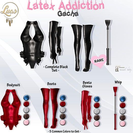 Luas Latex Addiction Whip Blue