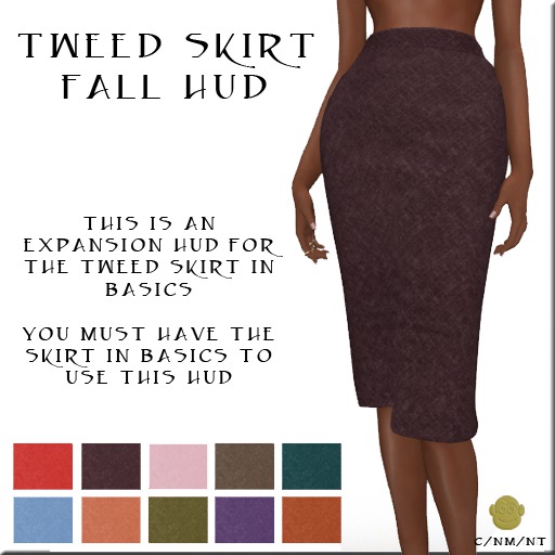 BM Tweed Skirt Fall HUD