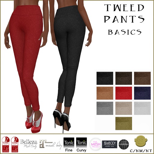 BM Tweed Pants Basics DEMO