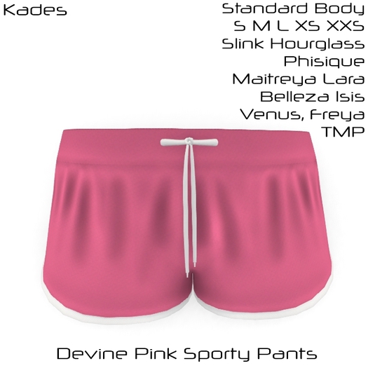 Devine Pink Sporty Pants