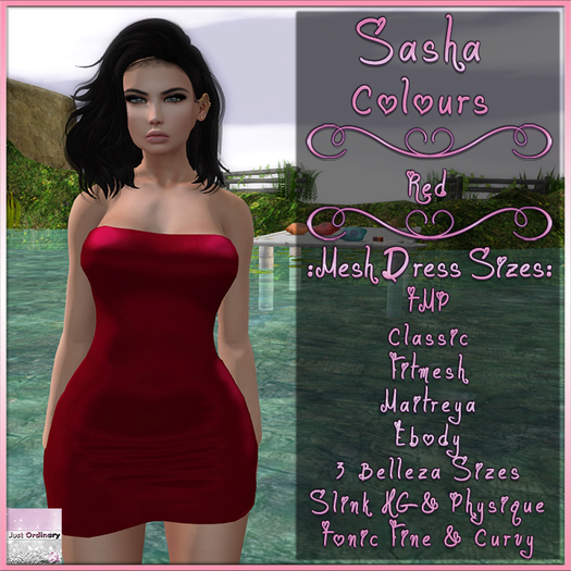 Sasha Dress Colours 1 Red