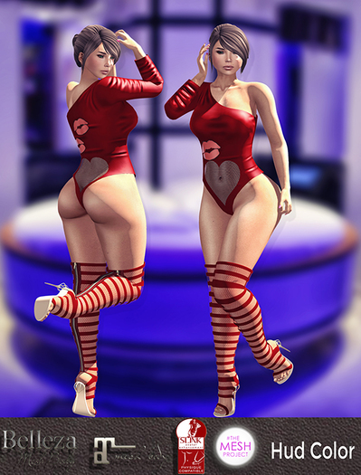 J.C Kiss my body HUD COLOR