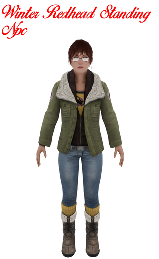 AL- Redhead Winter Standing