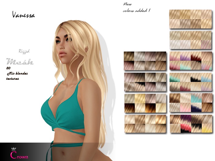 .::Crown::. Vanessa [blonde] bag