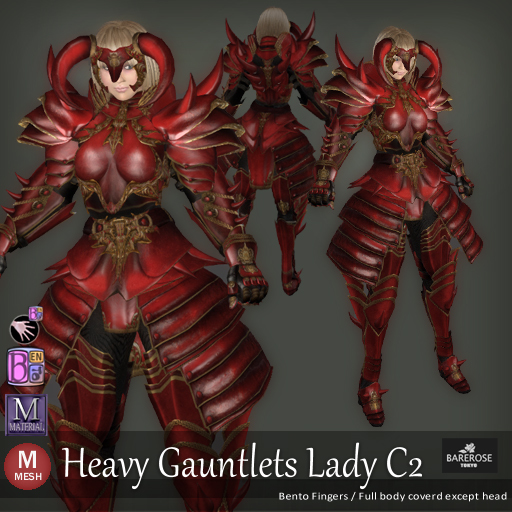 ::: B@R ::: Heavy Gauntlets Lady C2 (Bento Gloves)