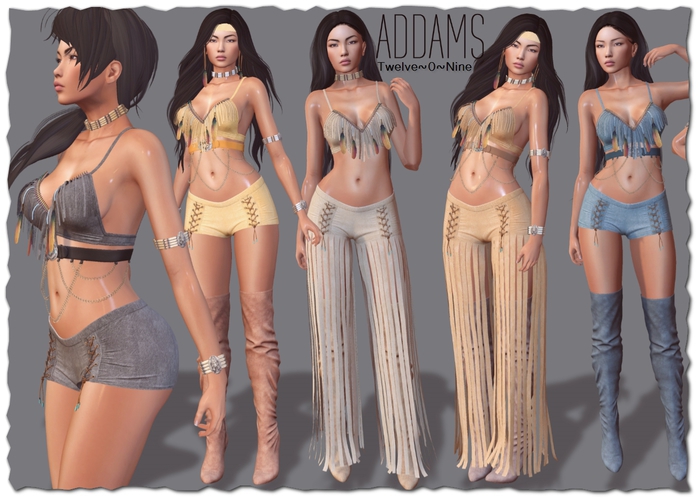 #21 - Addams - Zara Pants Without Fringes - Maitreya - RARE