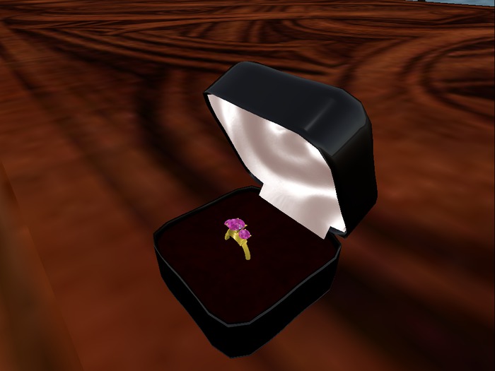 gold ring 3 rose boxed