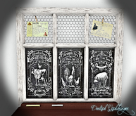 Farmhouse Repurposed Window - Chalkboard 2LI