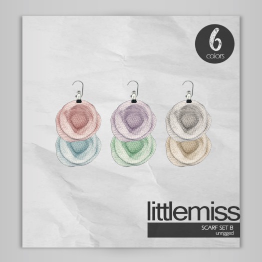 {Little Miss} Scarf Set B FATPACK