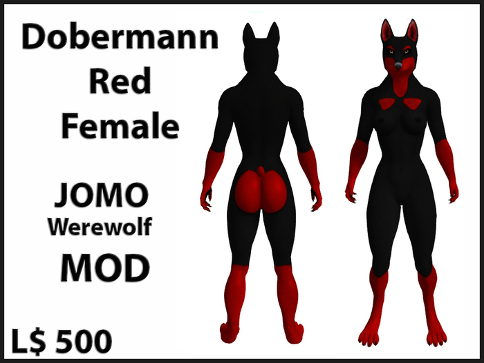 JOMO Werewolf Mod <<Dobermann Female Red >>
