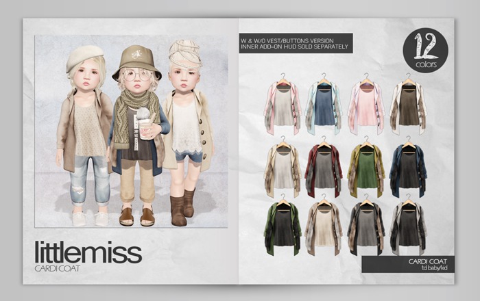 {Little Miss} Cardi Coat FATPACK