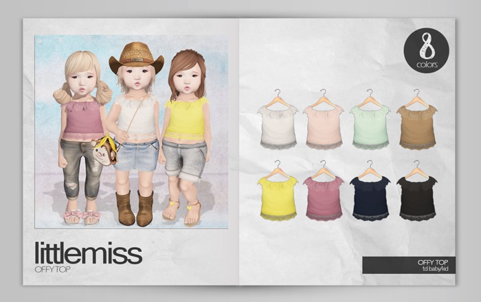 {Little Miss} Offy Top FATPACK