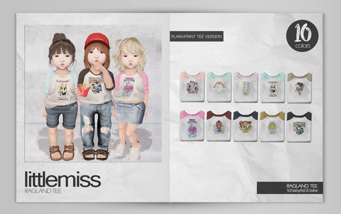 {Little Miss} Ragland Tee FATPACK