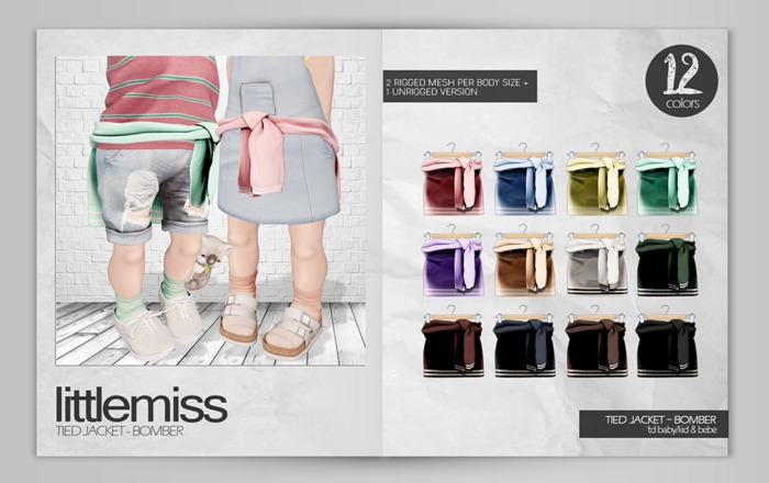 {Little Miss} Tied Jacket Bomber FATPACK