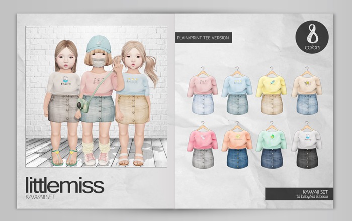 {Little Miss} Kawaii Set FATPACK