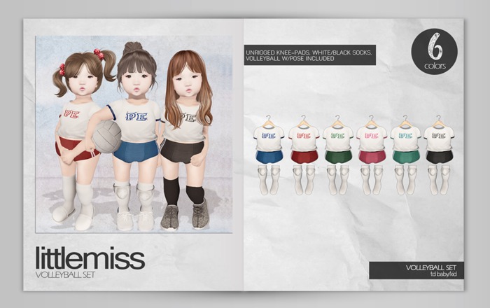 {Little Miss} Volleyball Set FATPACK