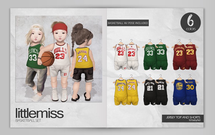 {Little Miss} Basketball Set FATPACK