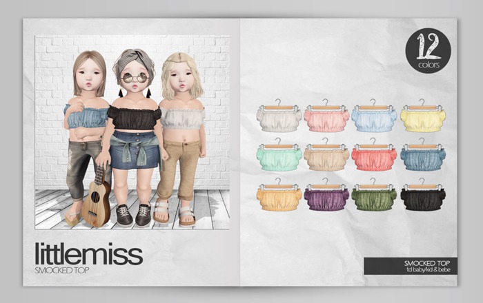 {Little Miss} Smocked Top FATPACK