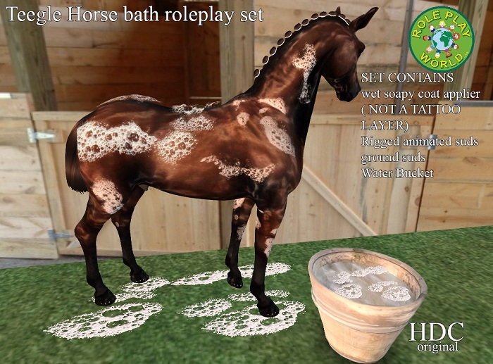 HDC Horse Bathing roleplay set ADD