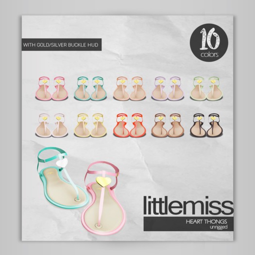 {Little Miss} Hearty Thongs FATPACK