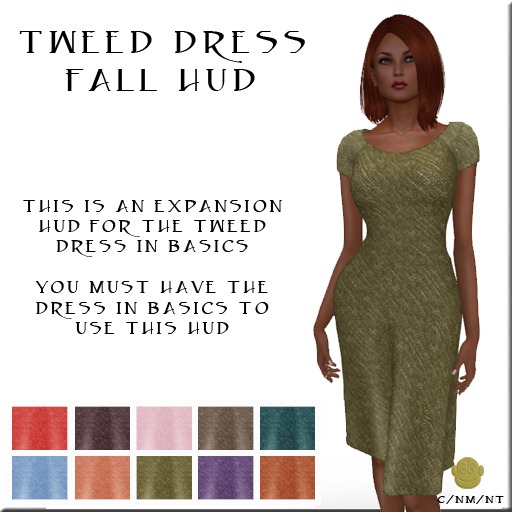BM Tweed Dress Fall HUD