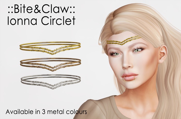 ::B&C::Ionna Circlet - Silver - Delicate Elven Accessory