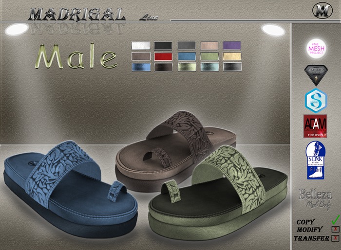 MADRIGAL:.Men's Slippers  'Ali' DEMO