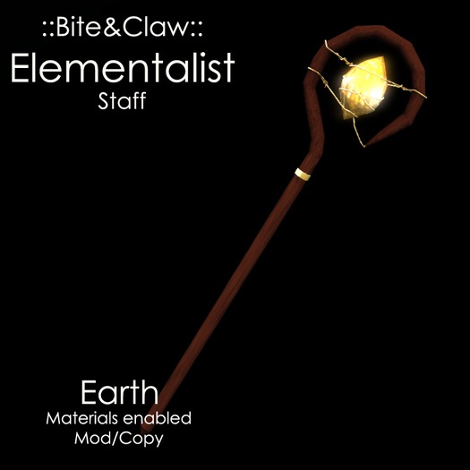 ::B&C:: Elementalist Staff - Earth 