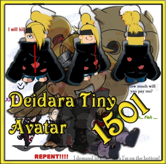Deidara Tiny Avatar - Akatsuki - Naruto